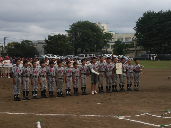 若葉区少年軟式野球連盟夏季大会Ⅱ部優勝逃す！